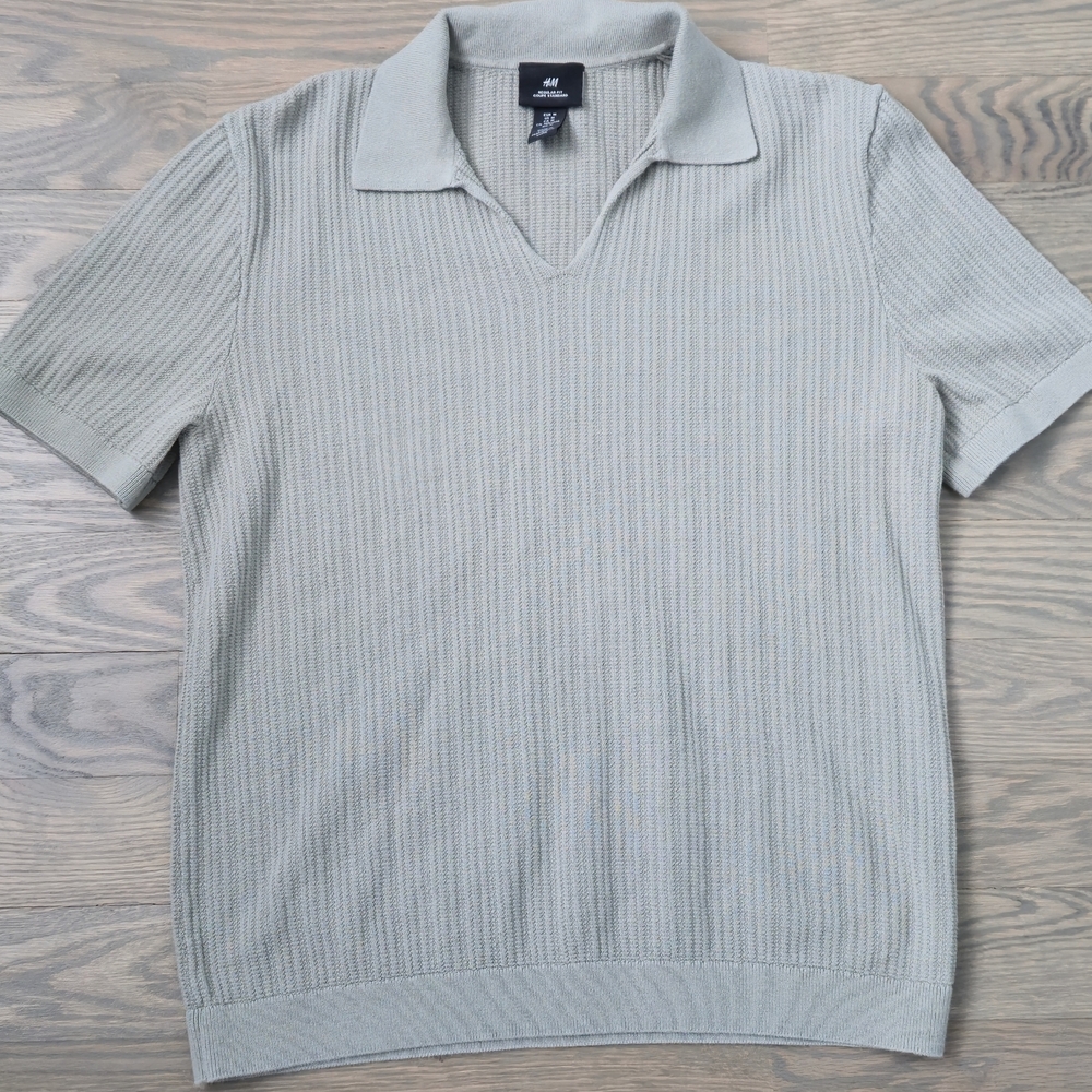 Men's Gray Polo Shirt